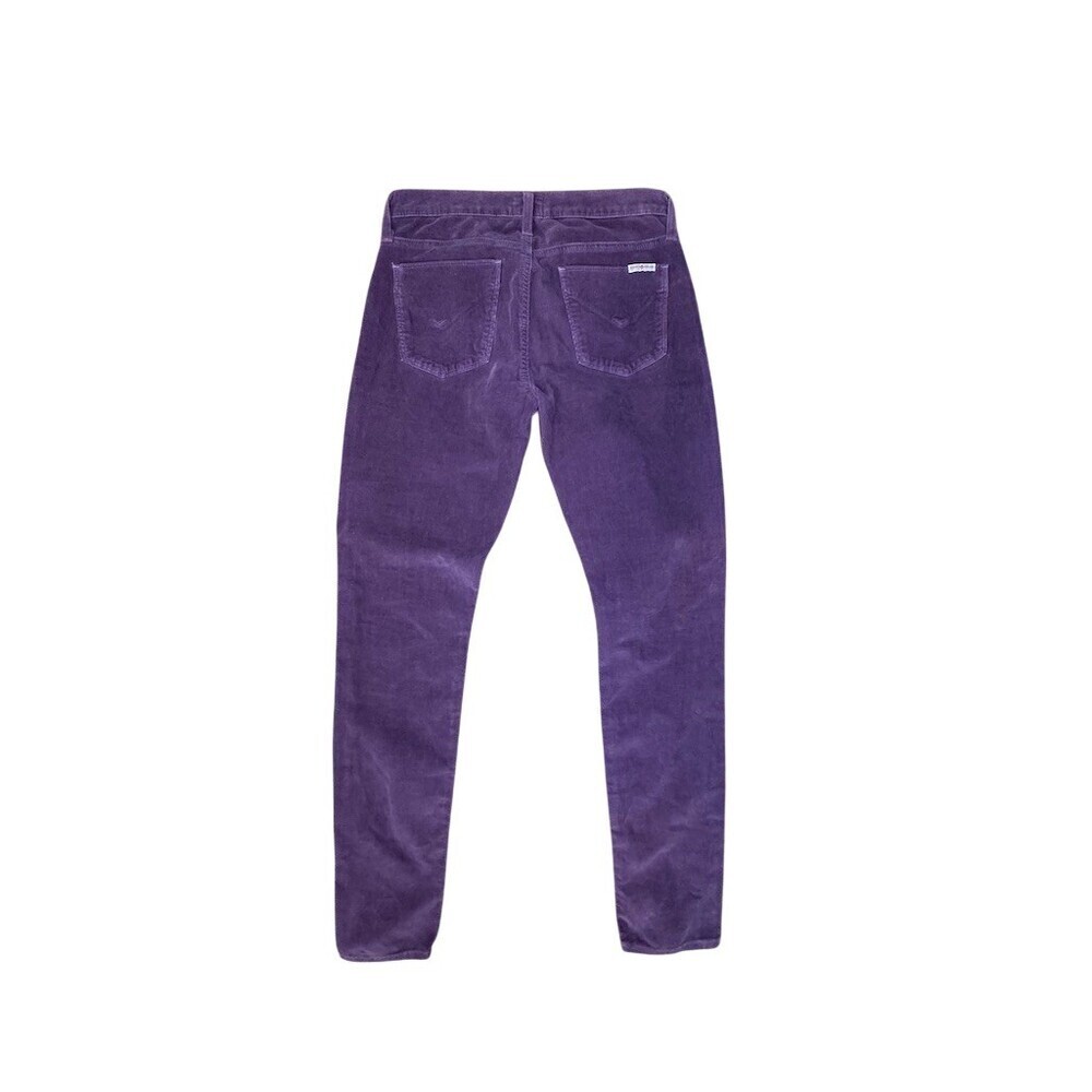 Hudson Jeans Pants Womens Size 26 Purple Corduroy Skinny Stretch 5-Pocket - Picture 7 of 10